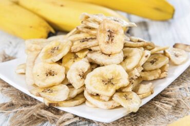 Solar-Dried Raw Banana